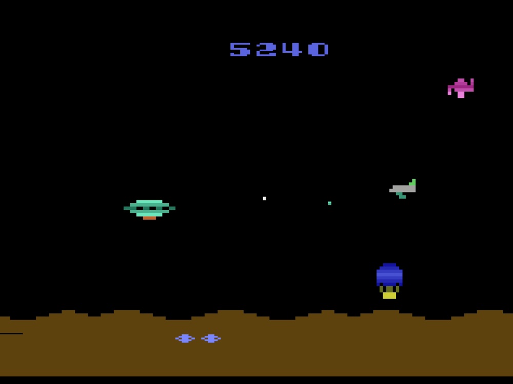 Gameplay of Space Jockey for Atari 2600